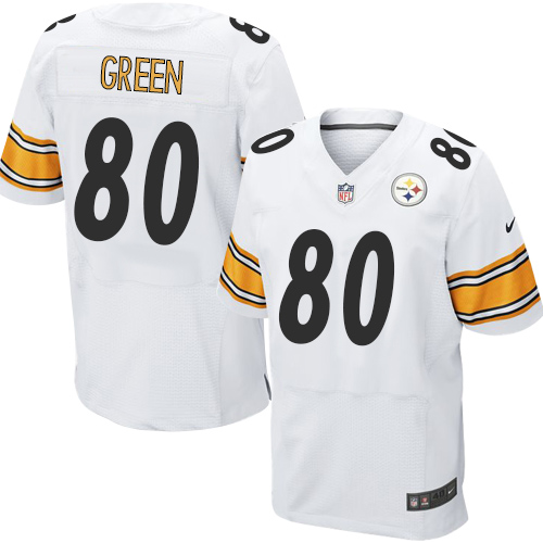 Men's Elite Ladarius Green Nike Jersey White Road - #80 NFL Pittsburgh Steelers